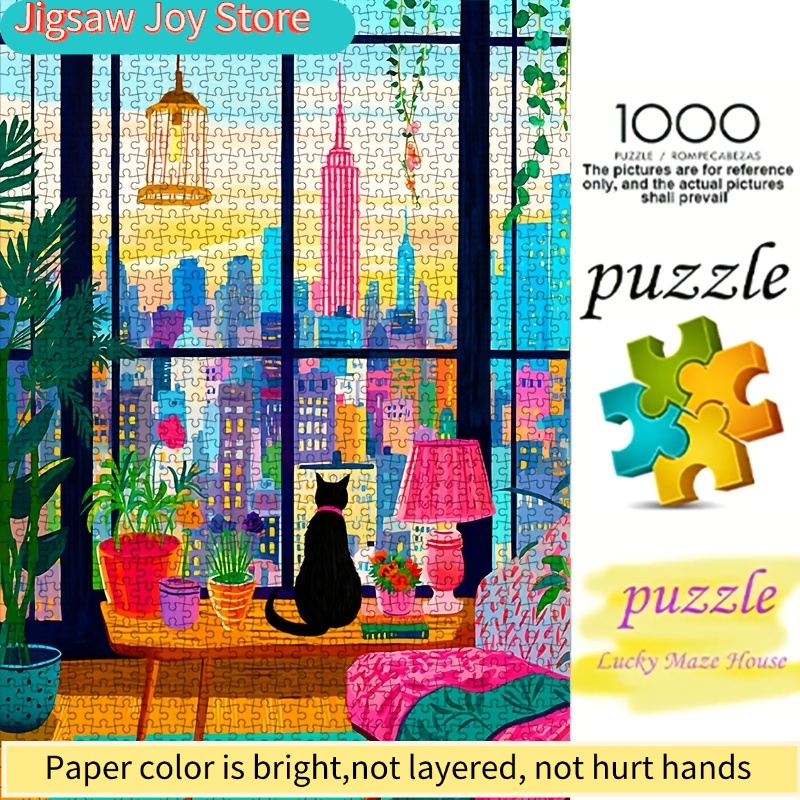 DIY Paper Puzzle, New York Cit - đánh giá và giá Plant Parental