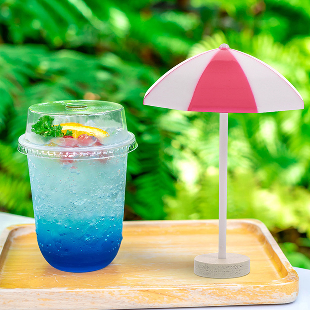 8Pcs Miniature Beach Umbrella  - đánh giá và giá Succulent Arrangement Mini