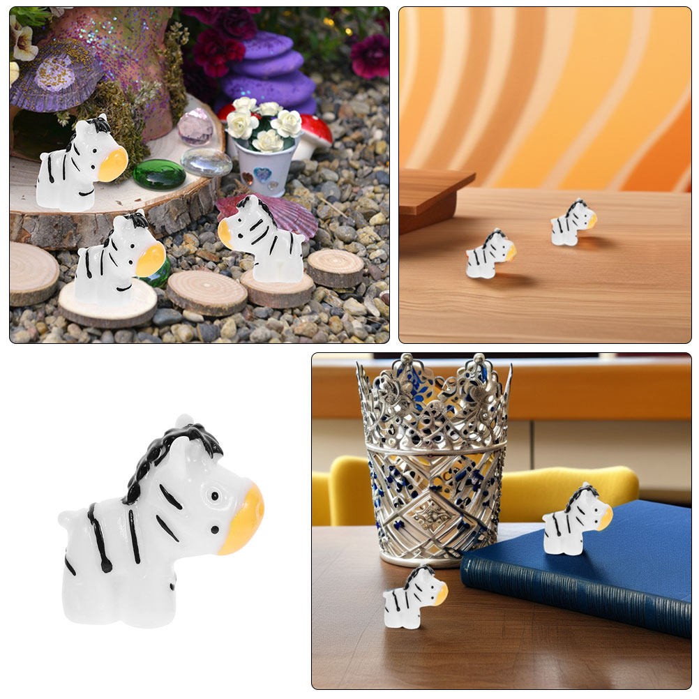 8Pcs Mini Zebra Decor Resin An - đánh giá và giá Succulent Arrangement Mini