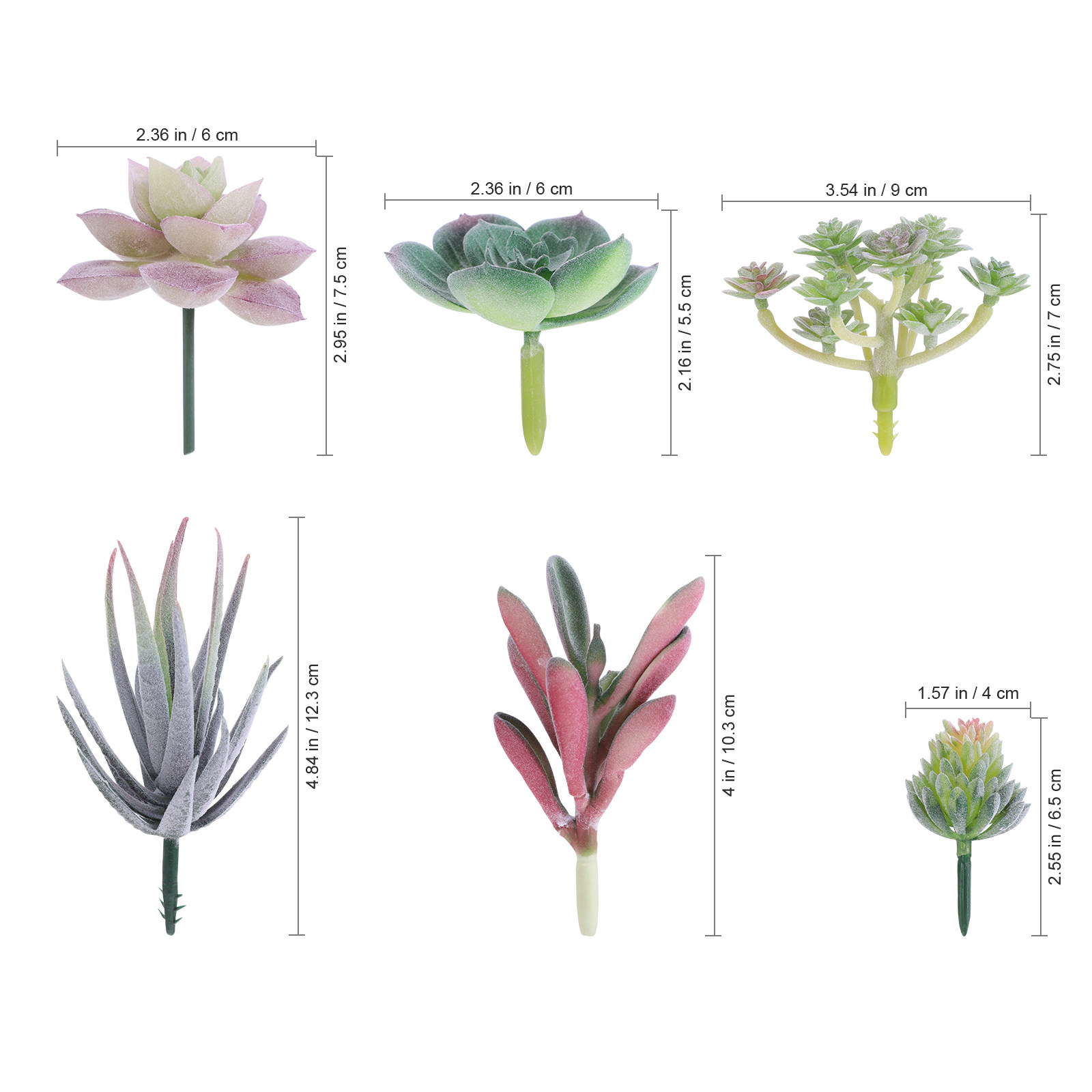 Kisangel 6pcs Realistic Artifi - đánh giá và giá Succulent Arrangement Mini