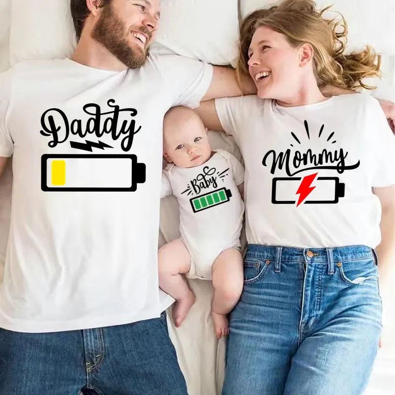 Funny Matching Family Battery  - đánh giá và giá Plant Parent T Shirt