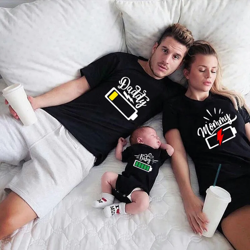 Funny Matching Family Battery  - đánh giá và giá Plant Parent T Shirt